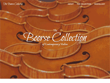 Tablet Screenshot of boorsecollection.com